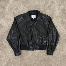 Authentic Vintage Claude Montana Black Bomber Jacket with Lining