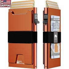 Slim RFID Blocking Wallet Minimalist Card Holder Cash Band Lightweight Design US