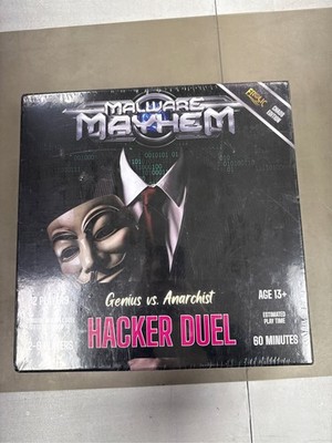 Malware Mayhem Hacker Duel, Chaos Edition Board and Card Game, By Frolic