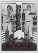 2022 Absolute Historical Duals Retail Red 45/99 Gil Hodges Roy Campanella 0c3