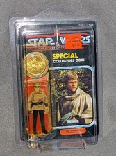 Star Wars 1985 POTF Luke Skywalker Endor Battle Poncho Last 17 MOC unpunched
