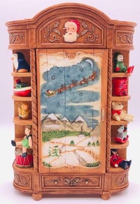 2010 Santa's Armoire Hallmark Ornament In Store Artist Signing Event BOX DENTS