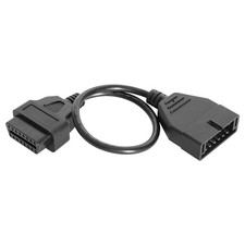 12 Pin Obd1 To 16 Pin Obd2 Convertor Adapter Cable Diagnostic Scanner Fit For Gm