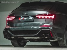 Remus Sportauspuff-Komplettanlage ab VSD Audi RS6 C8 je 2x102mm BLACK