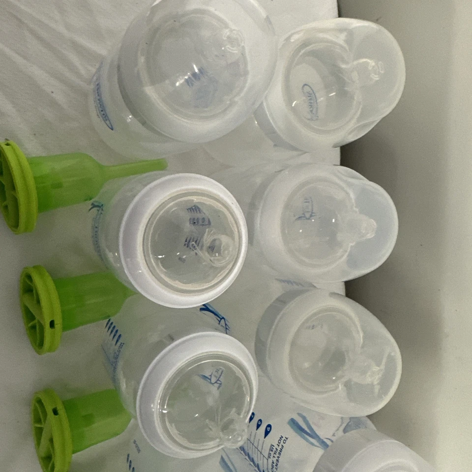 Botellas/pezones/insertos/tapas DR BROWNS Natural Flow Wide 5 oz/9 oz - Lote de 9 Foto 3 de 4