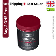 Osmo MATTE CLAY EXTREME Strong Hold Texture Wax, Extreme Styling (RED LID) 100ml