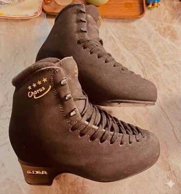Edea Chorus Black Boy/Men Figure Skates-Size 235 C