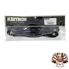 NEW Keitech Mud Wag Long 11-inch #312 Black Snubbull Flake