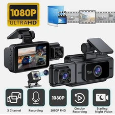 4K HD 1080P DVR Car Dual Lens Dash Cam WiFi Front/Rear Video Recorder Camera
