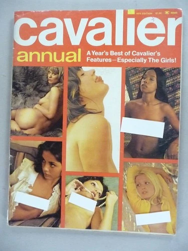 Cavalier Magazine - 1975 Yearbook ~~ Stephen King story