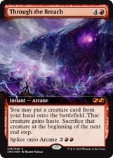 Light Play x 1 Through the Breach - Foil - Extended Art Ultimate Box Toppers