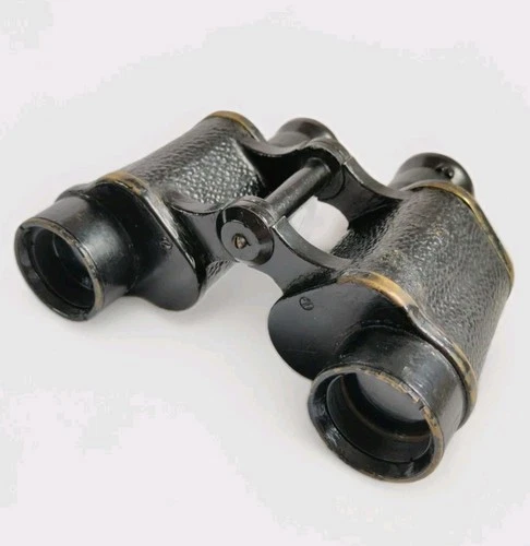 Vintage Late WW1 / Early WW2 British Military Binoculars Bino Prism MK1