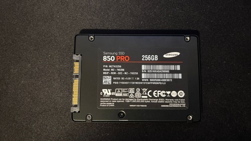 Samsung SSD 850 PRO 256GB | Extrem langlebig (MLC) | SATA 2,5"
