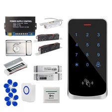 Door Lock System RFID 125kHz Access Control Kit Touch Keypad IP67 Waterproof