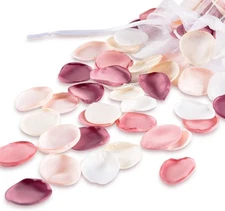 Der Rose Künstliche Rosenblätter aus Seide, 300 Stück, rosa Blush Pink 