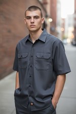 dickies Men's Medium work shirt  Pack Of 2 Button Up New With Tags