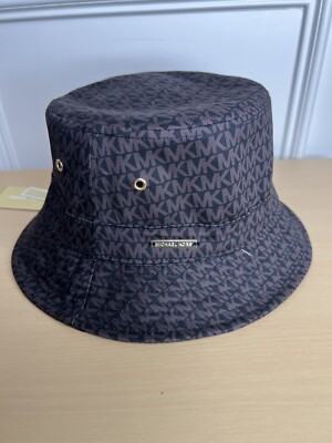 NWOT MICHAEL KORS Brown Bucket Hat. NEVER WORN. S/M Unisex Never worn Michael Kors bucket hat #neverworn... | Depop main image 4