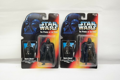 Darth Vader Short Saber Long Tray + Long Saber - Star Wars POTF Kenner 1995 TY