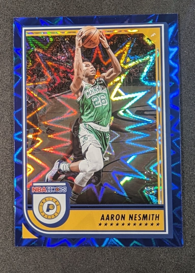 Aaron Nesmith Blue Explosion /59 2022-23 Hoops Indiana Pacers #56