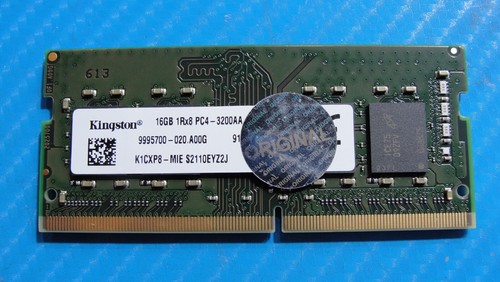 Dell 5511 Kingston 16GB 1Rx8 PC4-3200AA Memory RAM SO-DIMM K1CXP8-MIE
