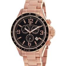 Oceanaut Mens Watch Baltica Black Dial Plated...