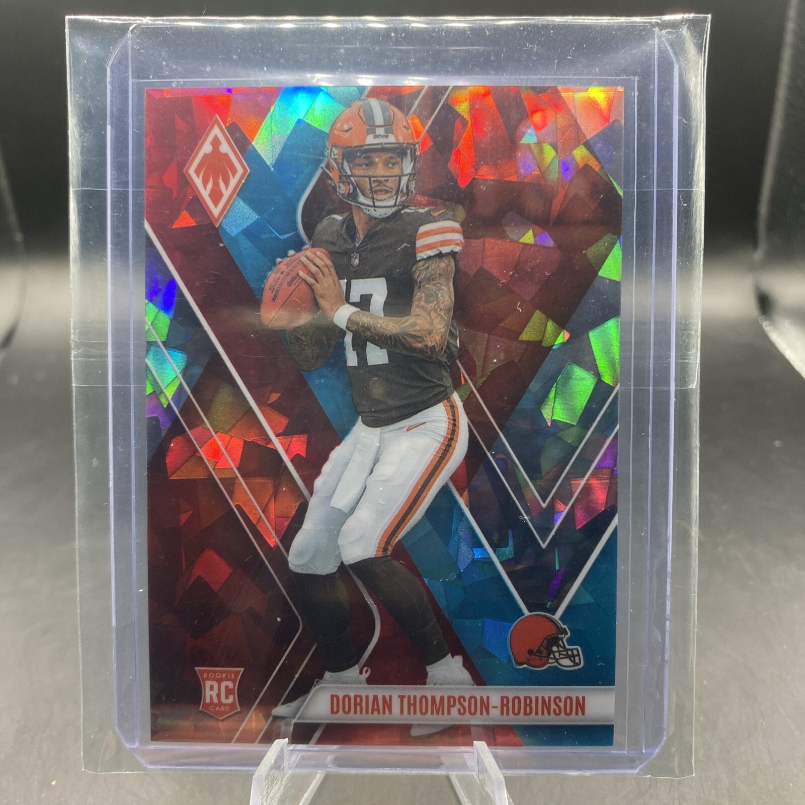 2023 Panini Phoenix - Rookies Fire & Ice #124 Dorian Thompson-Robinson /50 (RC)