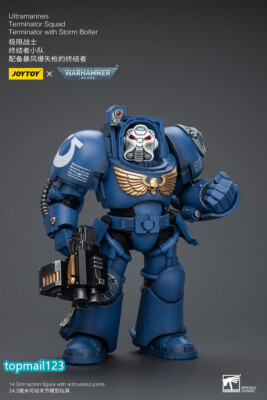 JOYTOY Warhammer 40K JT9930 1:18 Squad Terminator w/ Storm Bolter Figure Model