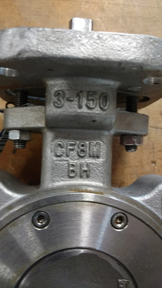 Válvula mariposa estilo orejetas POWELL 3" ALTO RENDIMIENTO FIG. 3.0 1572QMWTXXX, CF8M Foto 2 de 4