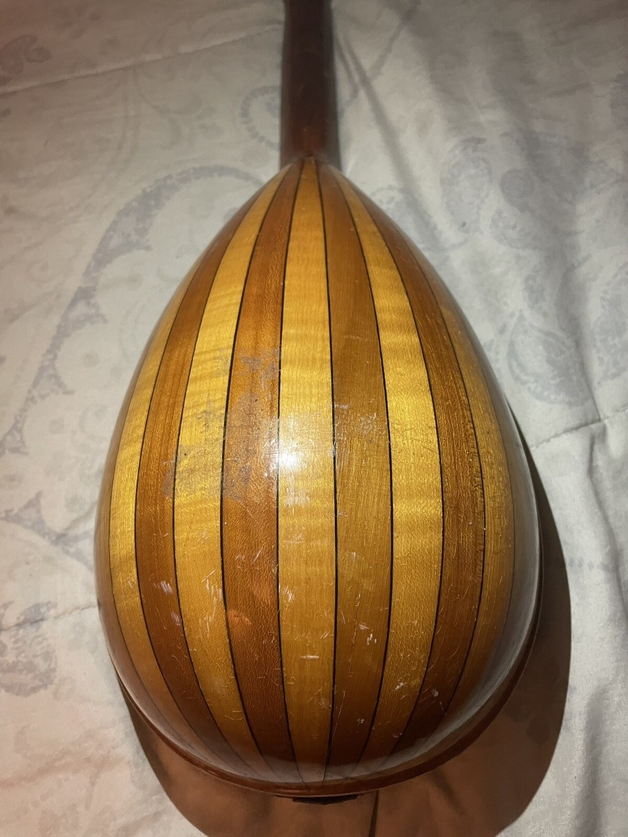 Vintage Lignatone Mandolin 1940's-1950's Natural Bowl Back