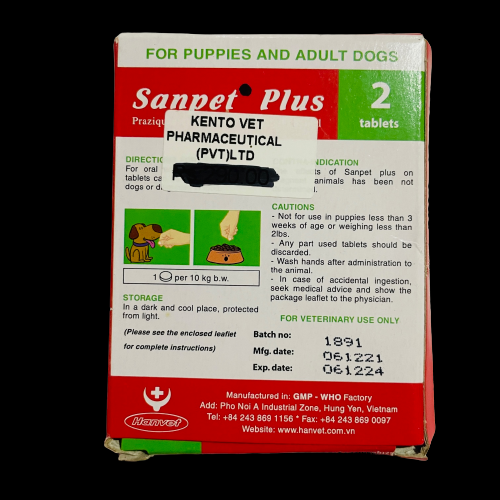 Dog wormer tablets Noworm Plus Tablet Cats Dogs Dewormer DeWormer pet