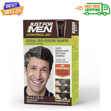Just For Men Control GX Grey Reducing Shampoo, Gradually Colors Hair 4 Fl Oz ...
