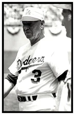 Babe Herman (1976) Los Angeles Dodgers Vintage Baseball Postcard PCLD