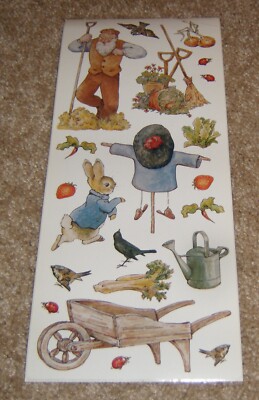 Colorbok Sticker Sheet ~ Beatrix Potter/Peter Rabbit....Mr. McGregors Garden