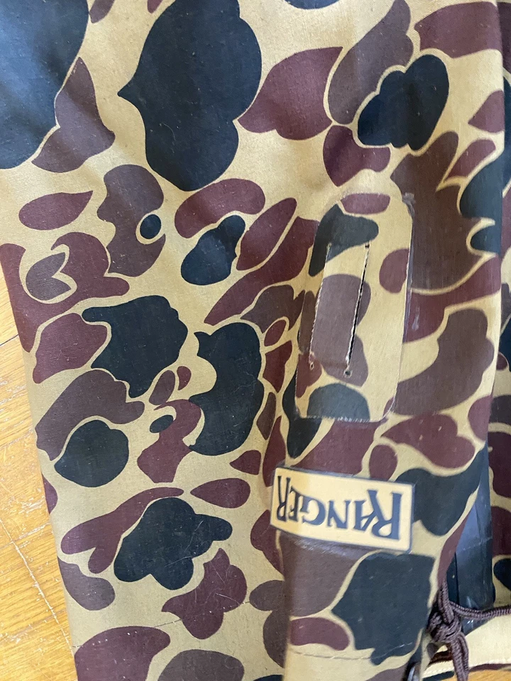 Nuevo Ranger Pecho Vadeadores Camuflaje Talla 8 S M De Colección Nuevo de Lote Antiguo Pesca con Mosca Impermeable Foto 3 de 4