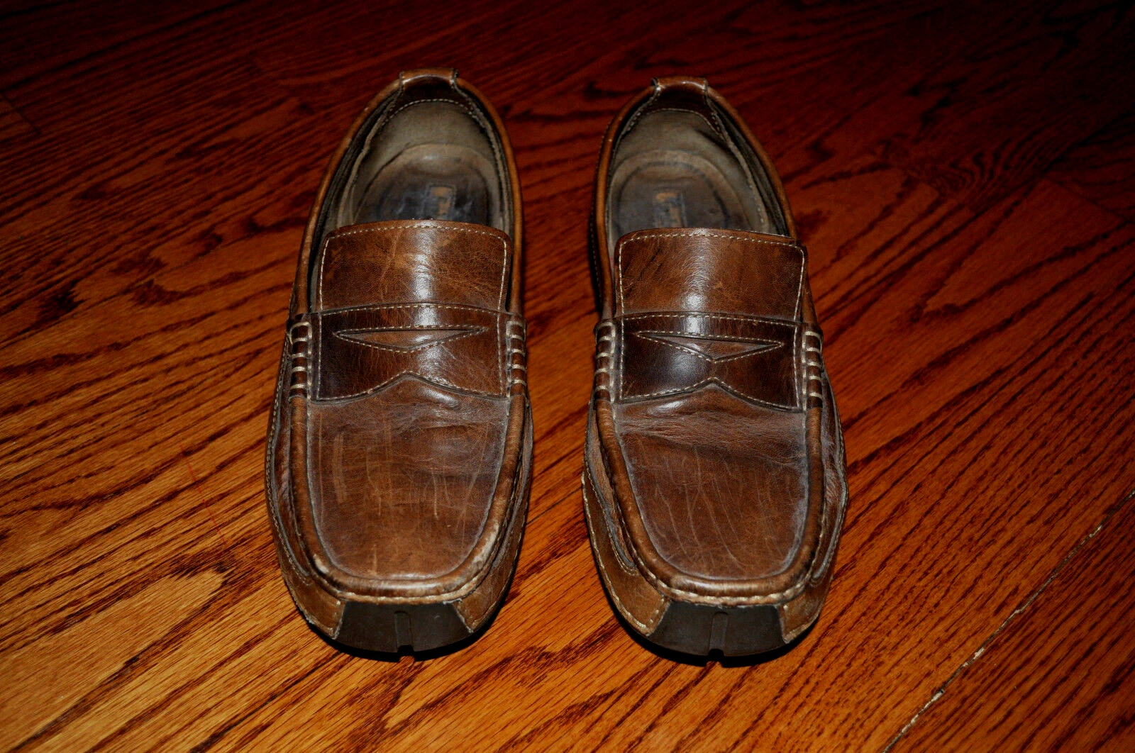 Scarpe da uomo TIMBERLAND in pelle marrone taglia 8 M ~BELLE~