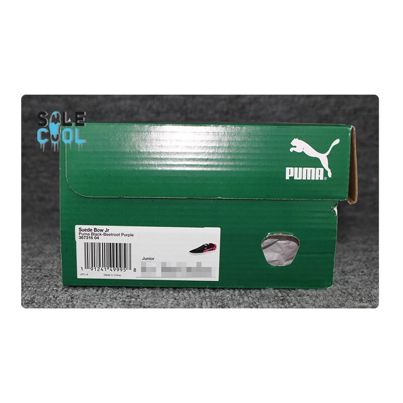 Puma Suede BOW Jr Black Sneaker Shoes 367316-04 | eBay