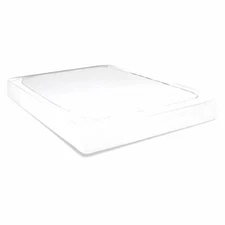 Fashion Bed Group Sleep Plush and Box Spring Cover, Twin, White