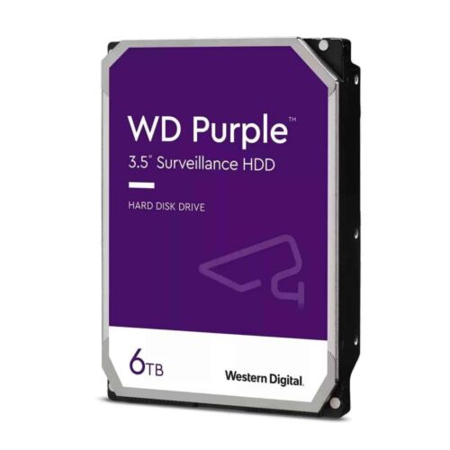 Western Digital Purple Hard Disk 6Tb Specifico per videosorveglianza WD64PURZ - Afbeelding 1 van 1
