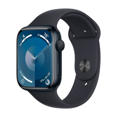 Apple Watch Series 9 45mm Midnight Case w Midnight Sport Band M/L