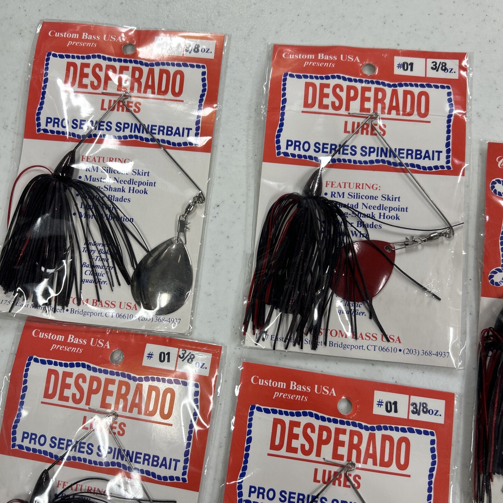 5pc Nos Desperado Pro Series Spinnerbait “Tough Find” - Image 3