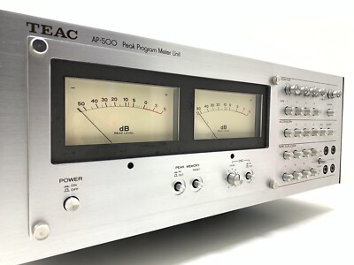 TEAC AP-500 Very RARE Peak Program Meter Unit Vintage 1977 Manual
