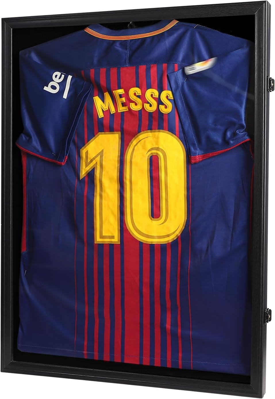 Jersey Frame Display Case  Frame - Lockable Shadow Box with UV Protection-image
