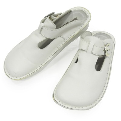 cheap white leather nursing shoes