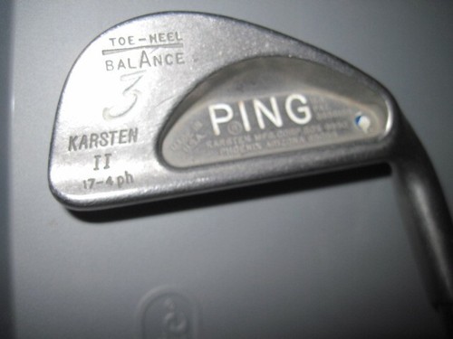 Ping Karsten II Toe-Heel Balance White Dot 3 Iron 17-4 ph EUC - Picture 2 of 11
