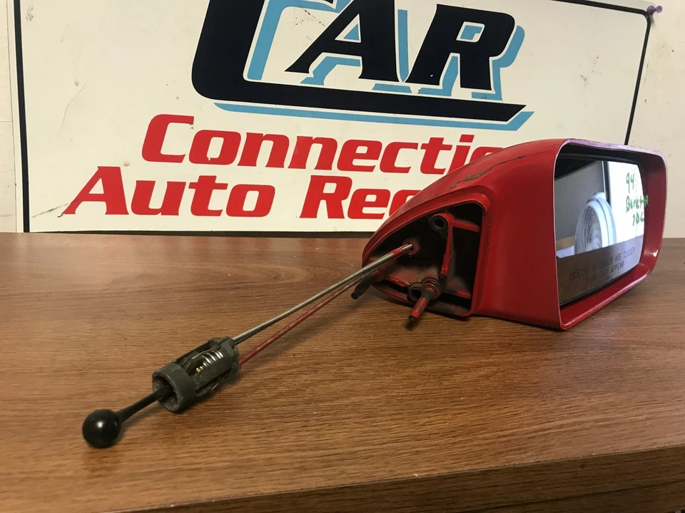 Chevrolet Beretta 1994 espejo retrovisor lateral derecho/pasajero #702 rojo Foto 3 de 4