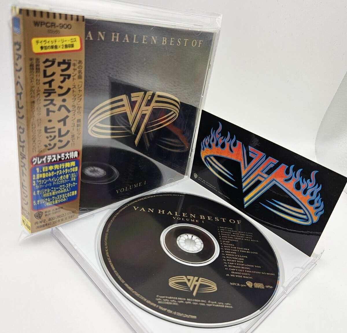 VAN HALEN Best Of VolumeⅠJapan CD WPCR 900 w/OBI Bonustrack 