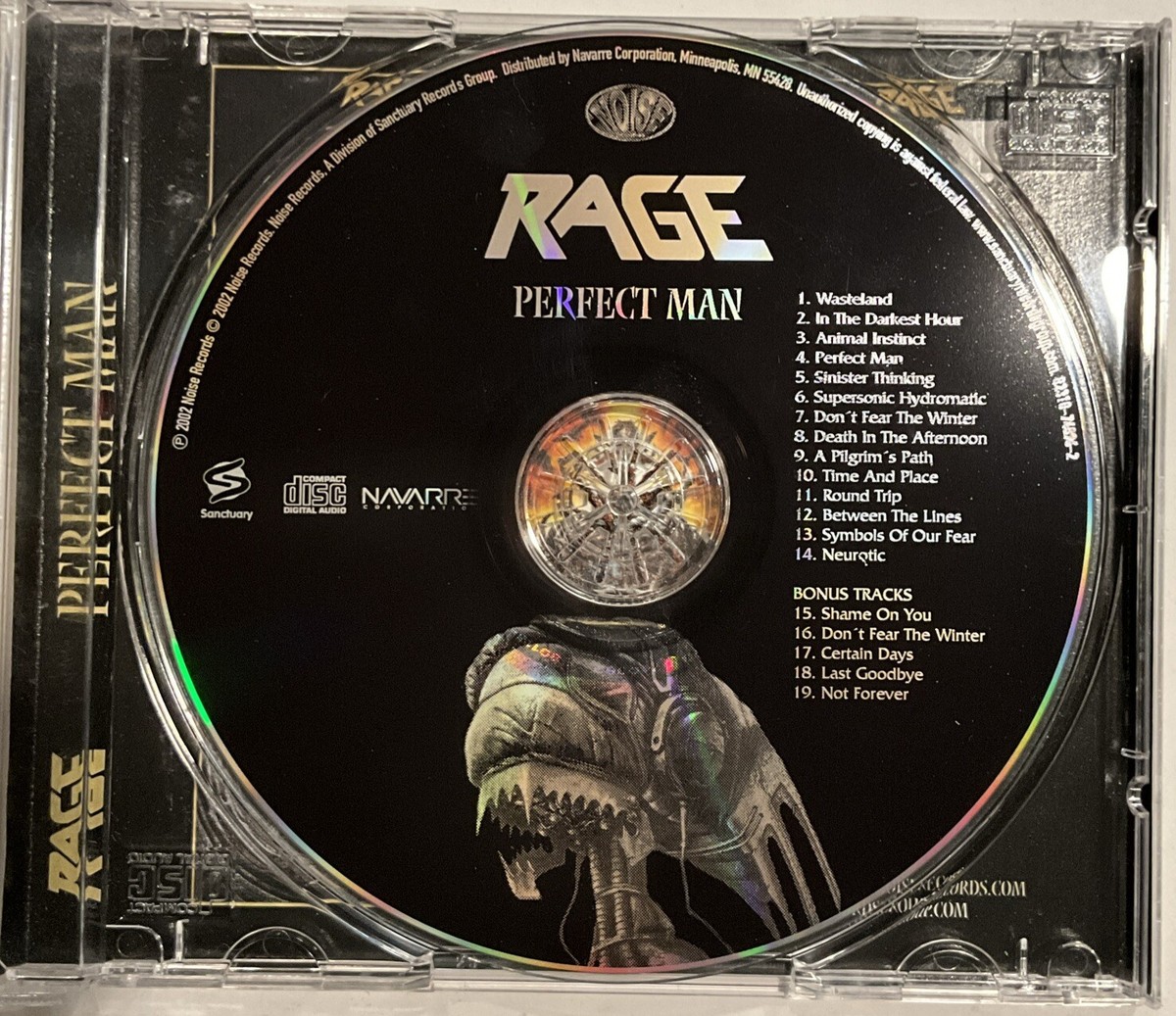 Rage - Perfect Man CD 2003 Noise Records – 82310-74096-2