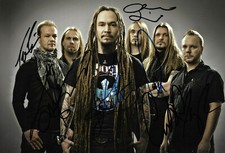 Amorphis Autogramme signed 20x30 cm Bild