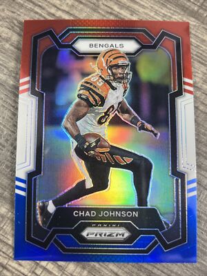 2023 Panini Prizm, Chad Johnson, Red White Blue, Cincinnati