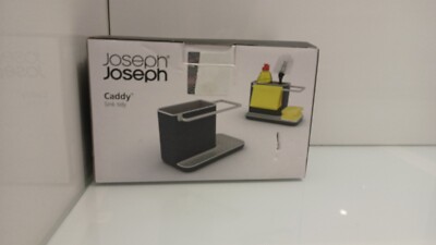 Joseph Joseph Caddy Waschbecken Ordnung Bereich Bürste Aufbewahrung Organizer Abtropffläche kompakt grau